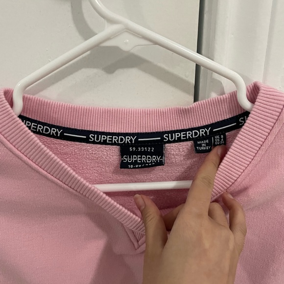 Superdry Pink Sweatshirt - Picture 2 of 2